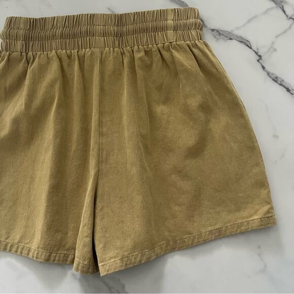 Bohme Brenna mini Skort khaki Sz Small resort wear outdoor hiking boho festival - Picture 8 of 9